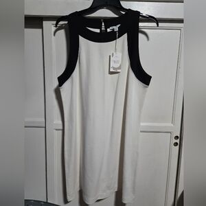 NWT Free Assembly Black and White Tank Dress